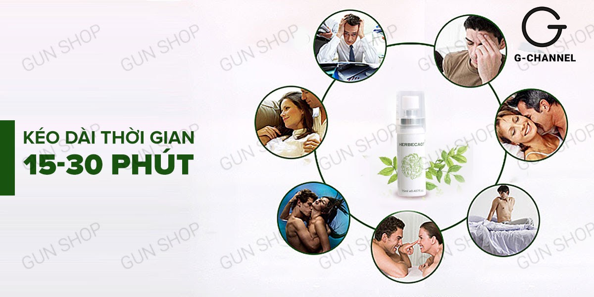 Herbecaot Đài Loan 15ml tăng cường kéo dài thời gian hiệu quả