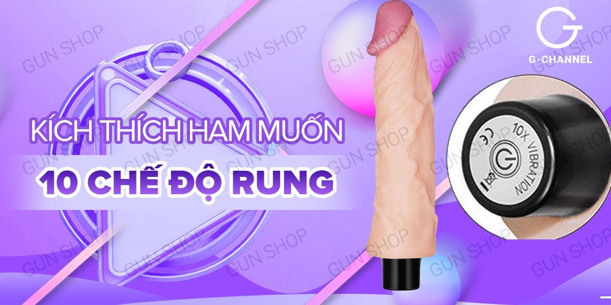  Sỉ Dương vật giả rung 10 chế độ pin - Lovetoy Real Softee giá rẻ