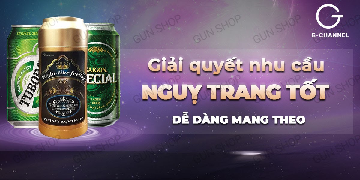  Địa chỉ bán Âm đạo giả ngụy trang hình lon bia - Magical Kiss - Gold hàng mới về