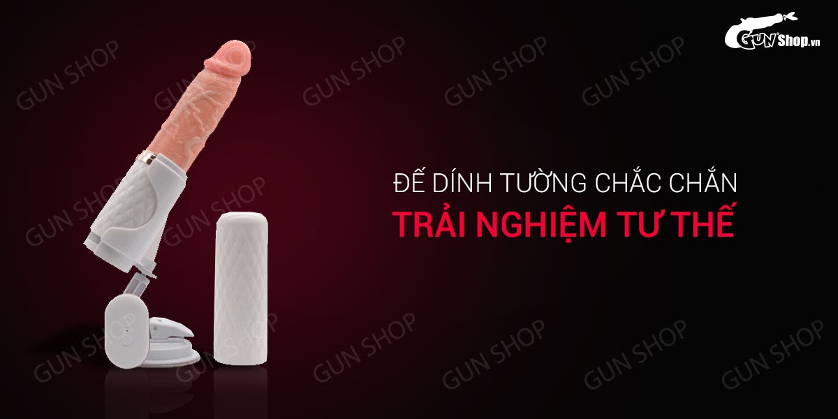 Máy rung dính tường tự động thụt sạc điện Uegea kích thích