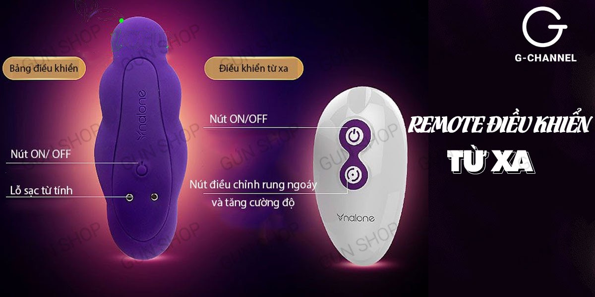  Nơi bán Trứng rung rung xoay 360 điều khiển tầm xa sạc điện - Nalone Pearl giá sỉ