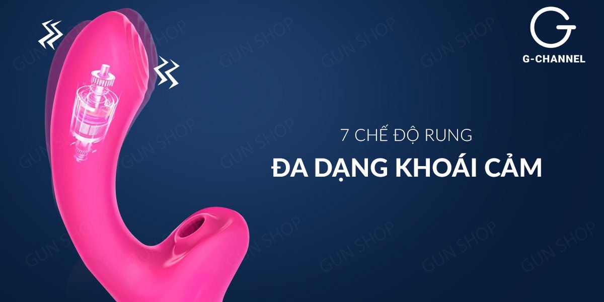  Nhập sỉ Dương vật giả xịt nước 7 chế độ rung - Màu hồng - Loveaider hàng mới về