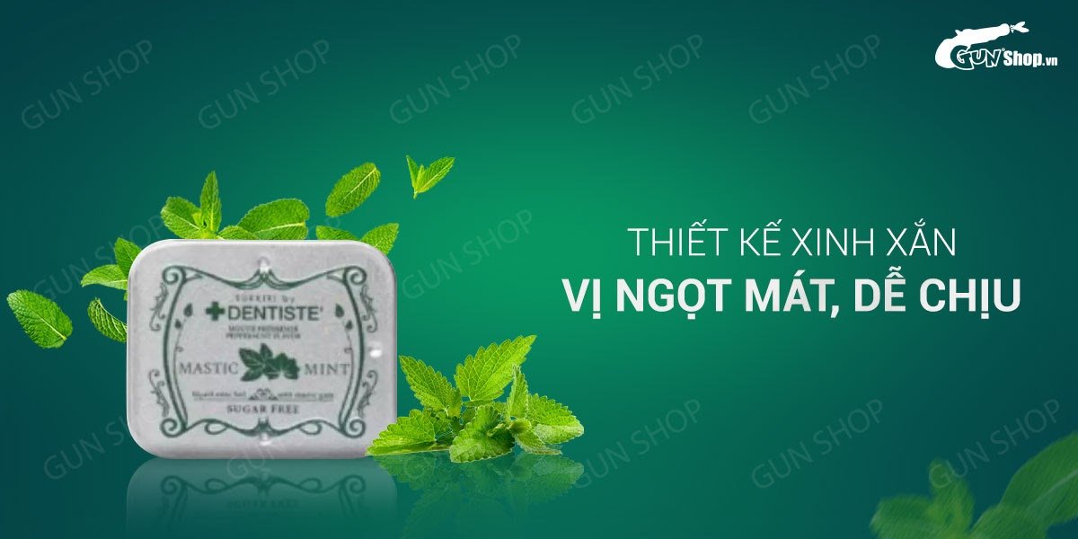  Phân phối Kẹo ngậm BJ phòng the hương bạc hà - kẹo tình yêu Mastic Mint kẹo đổi gió tăng hưng phấn nhập khẩu