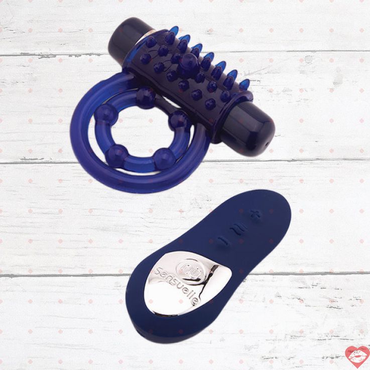 Nu Sensuelle Ring Bullet Remote 15 Chế Độ Cặp Đôi 