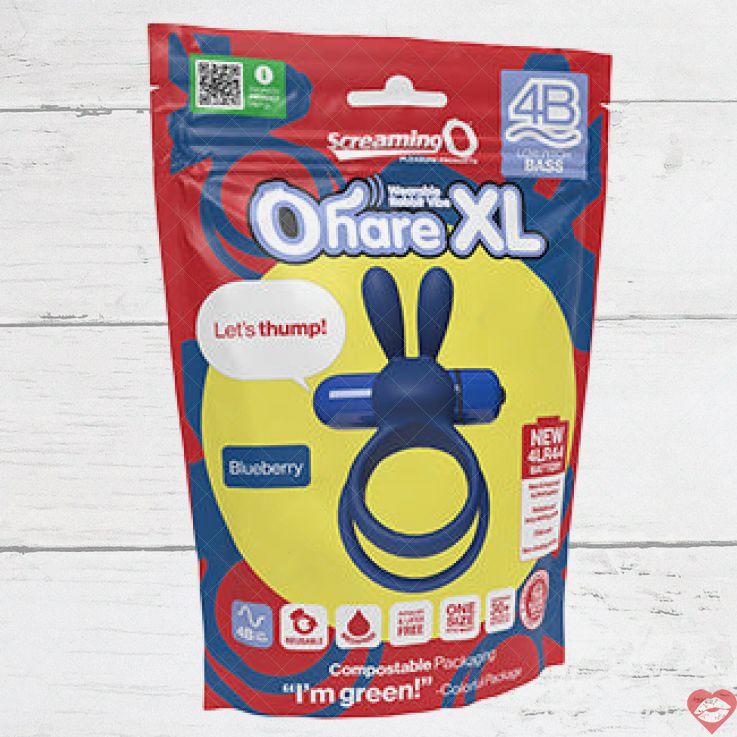 Screaming O Ohare XL Ring Blueberry Rung Mạnh Mẽ 