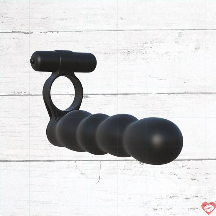 C-Ringz Posable Double Penetrator Kép Mạnh Mẽ 