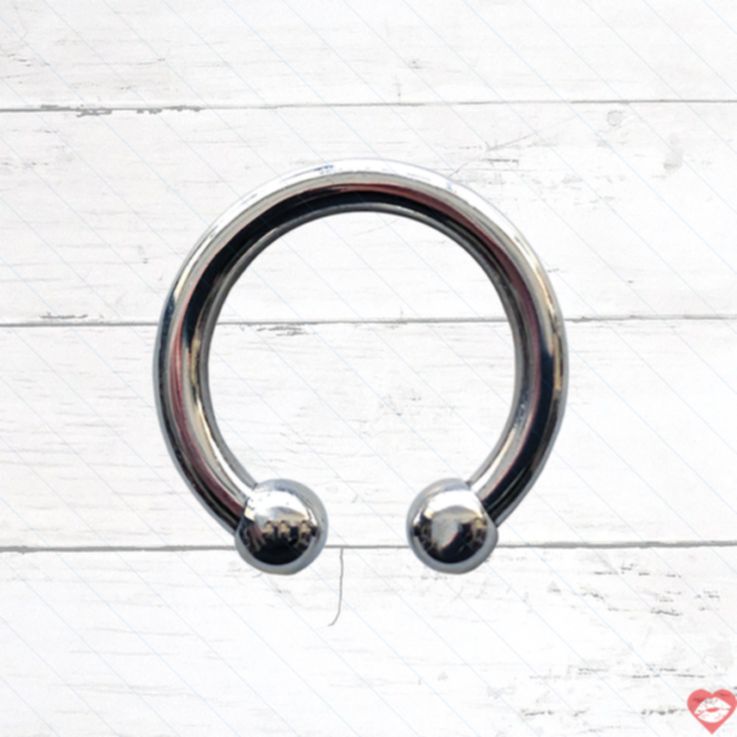 Vòng Đeo Rouge Horseshoe 30mm Thép Không Gỉ Nâng Khoái 
