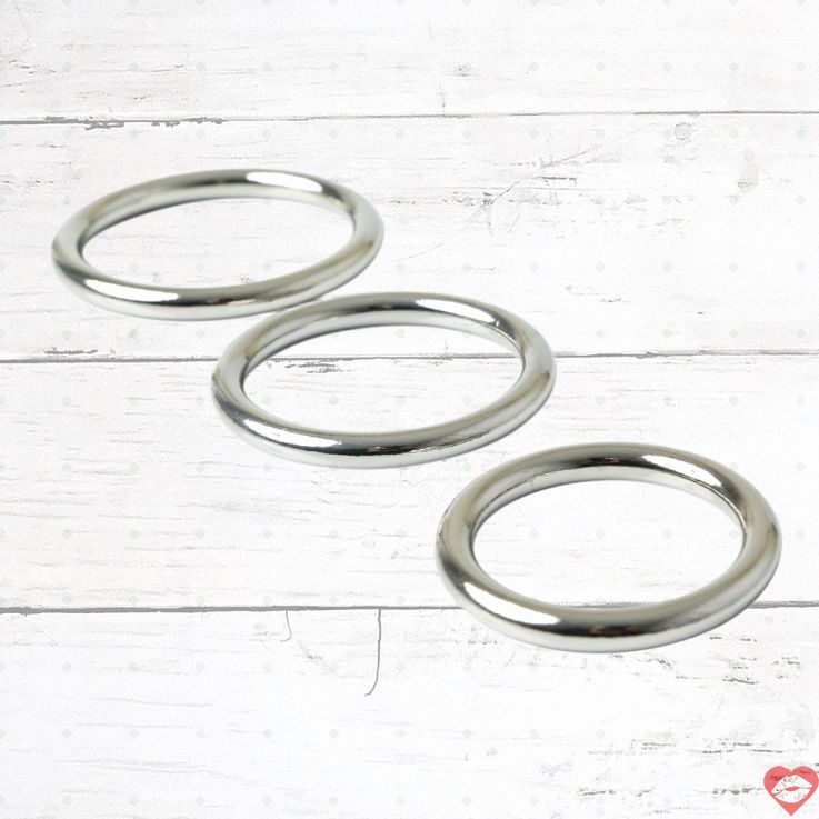 Sportsheets O Ring Kim Loại 3 Miếng Harness Linh Hoạt 