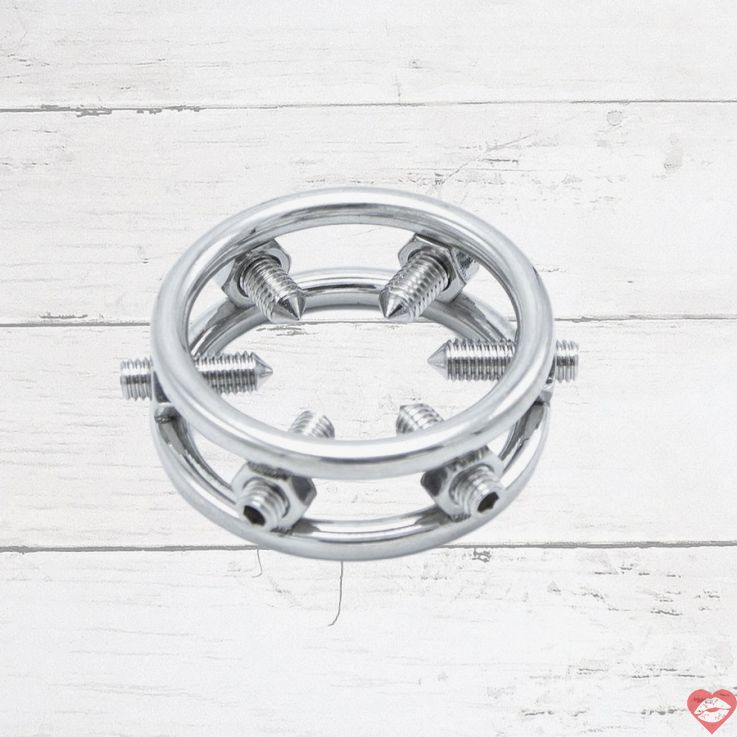 Kiotos Metal Cock Ring 32mm Thép Đánh Đầu Cứng