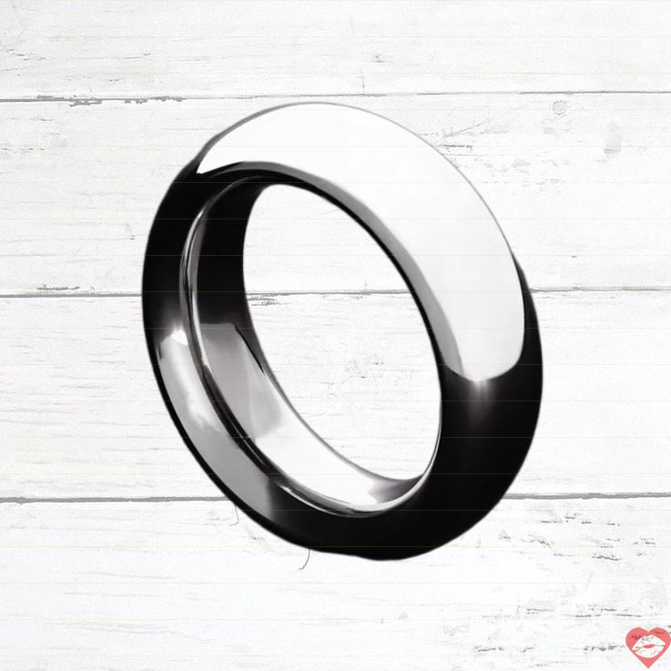 Steel vòng dương vật donut thép 55mm Hà Lan bền chặt