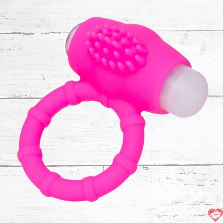 A-Toys Vòng Rung Cặc Hồng 2.5cm Mạnh Mẽ Bền Lâu