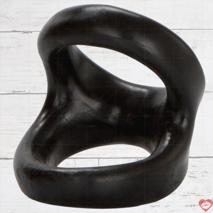 CEN Cock Scrotum Ring Đen 3.25cm Co Giãn