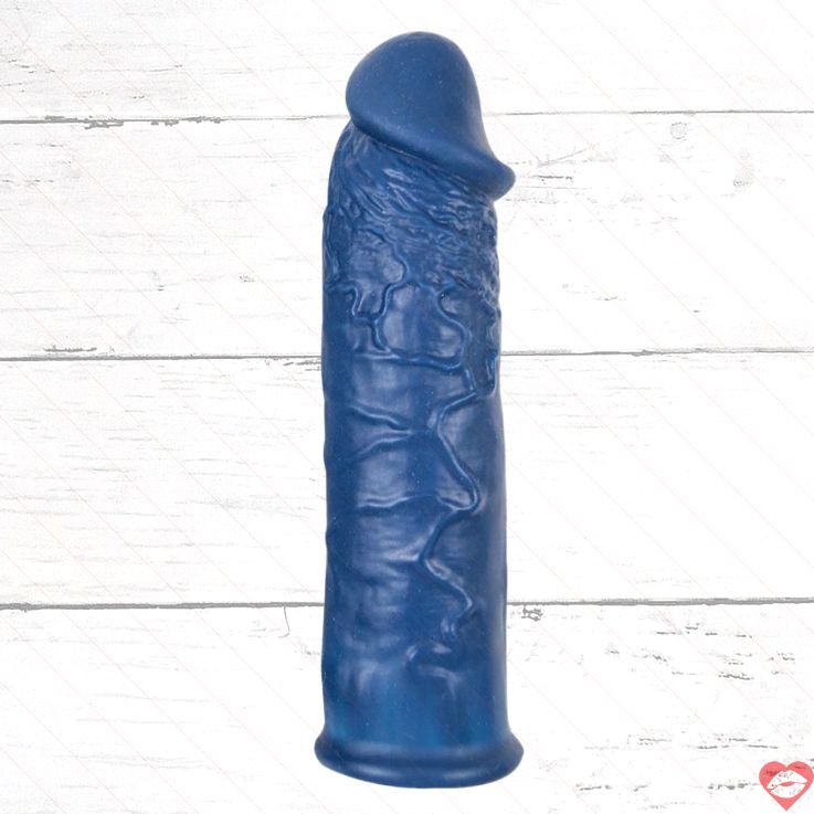 Âm đạo Nasstoys 6.5 inch xanh tăng dài dày silicone