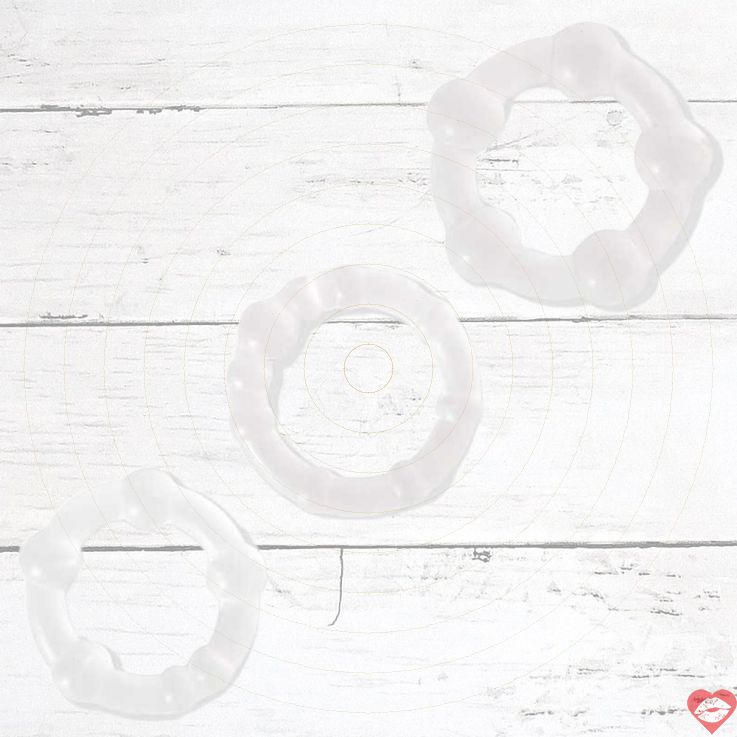 Lovetoy Power Plus Ring 3pc Chuỗi Siêu Cứng