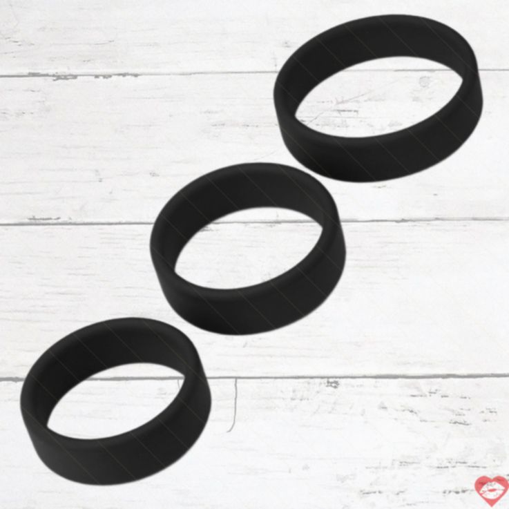 Lovetoy Power Plus Pro Cock Ring Đen Siêu Mạnh