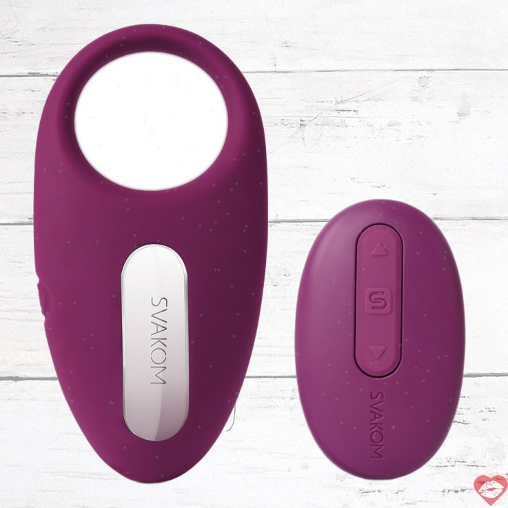 SVAKOM Winni Vòng Rung Tím Remote 26 Chế Độ