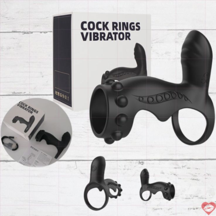 Leo Vòng Rung Đâm Đôi Strap-on