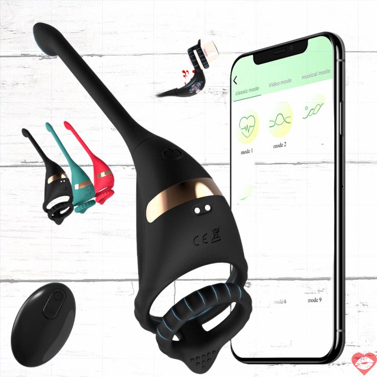 Dragon Rider Nhẫn Đôi Hậu Môn Dao Động App Điều Khiển