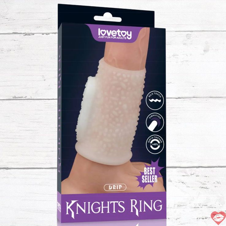Vibrating Knights Ring Xanh Giữ Cứng Lâu Siêu Thịt