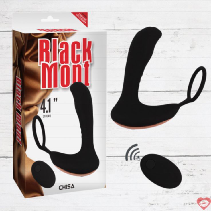 Massager Tiền Liệt Tuyến + Nhẫn Gà Đen Black Mont Teaser
