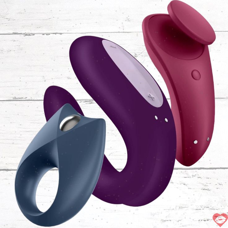 Satisfyer Partner Box 3 đôi rung app đa dạng