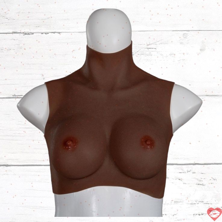 Ngực Fake XX-Dreamstoys Đen Size M Siêu Thật Tinh Xảo 