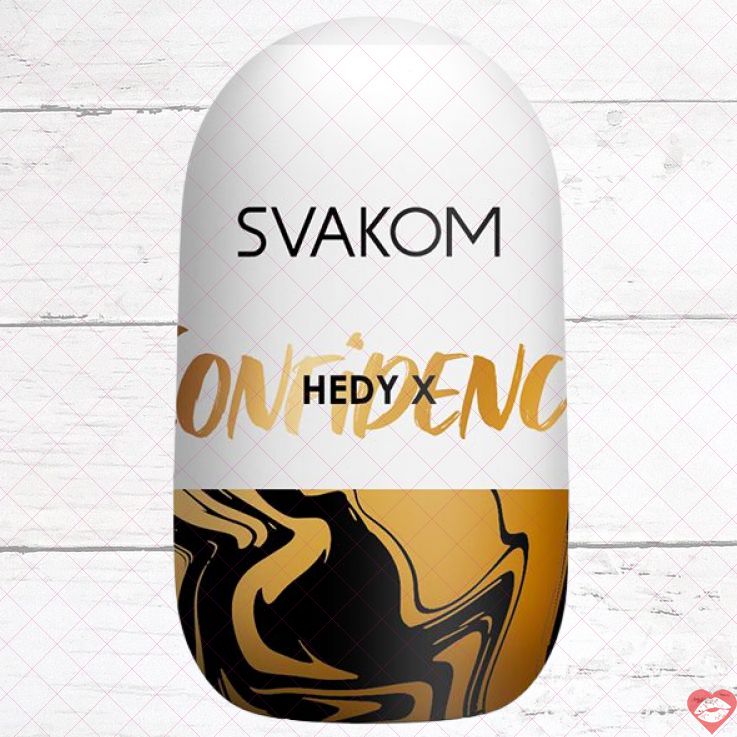 SVAKOM Hedy X Confidence Masturbator Trong Suốt Siêu Phẩm 