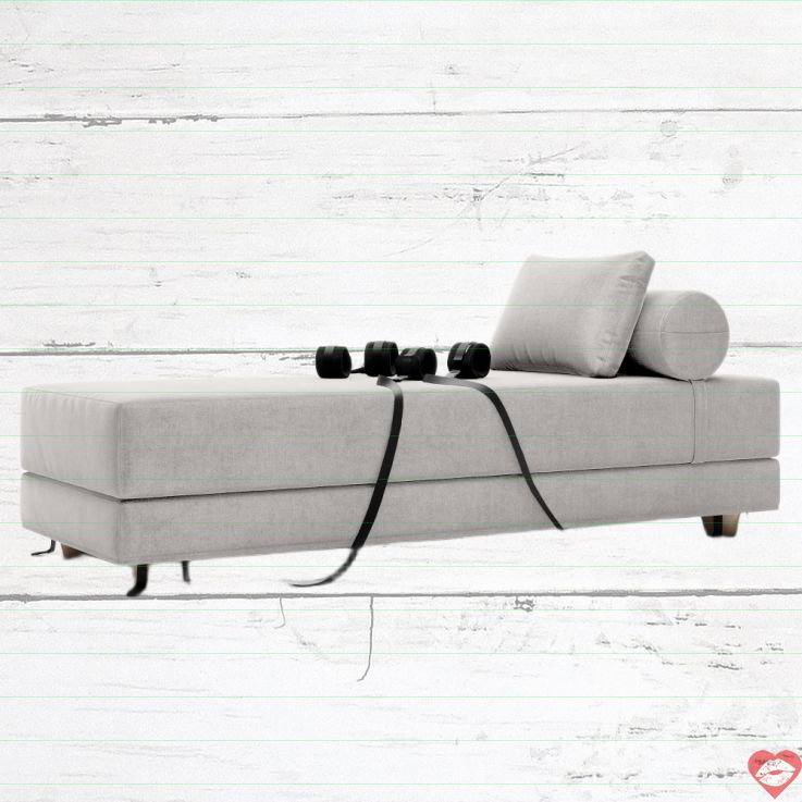 Daybed Liberator Đen Còng Tay Đa Năng Dâm Loạn 