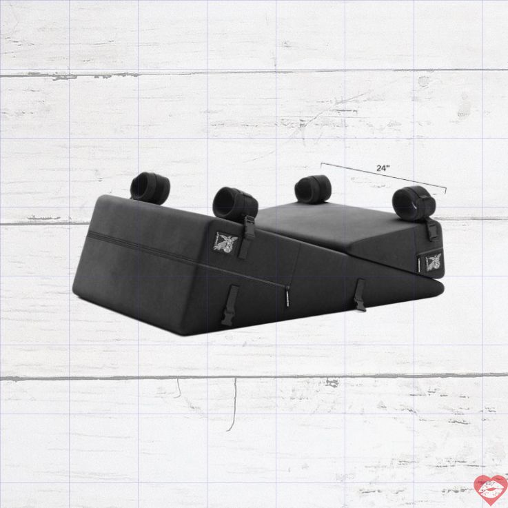 Liberator Wedge Ramp BDSM Gối Trói Đen Kinky Sâu Kín 