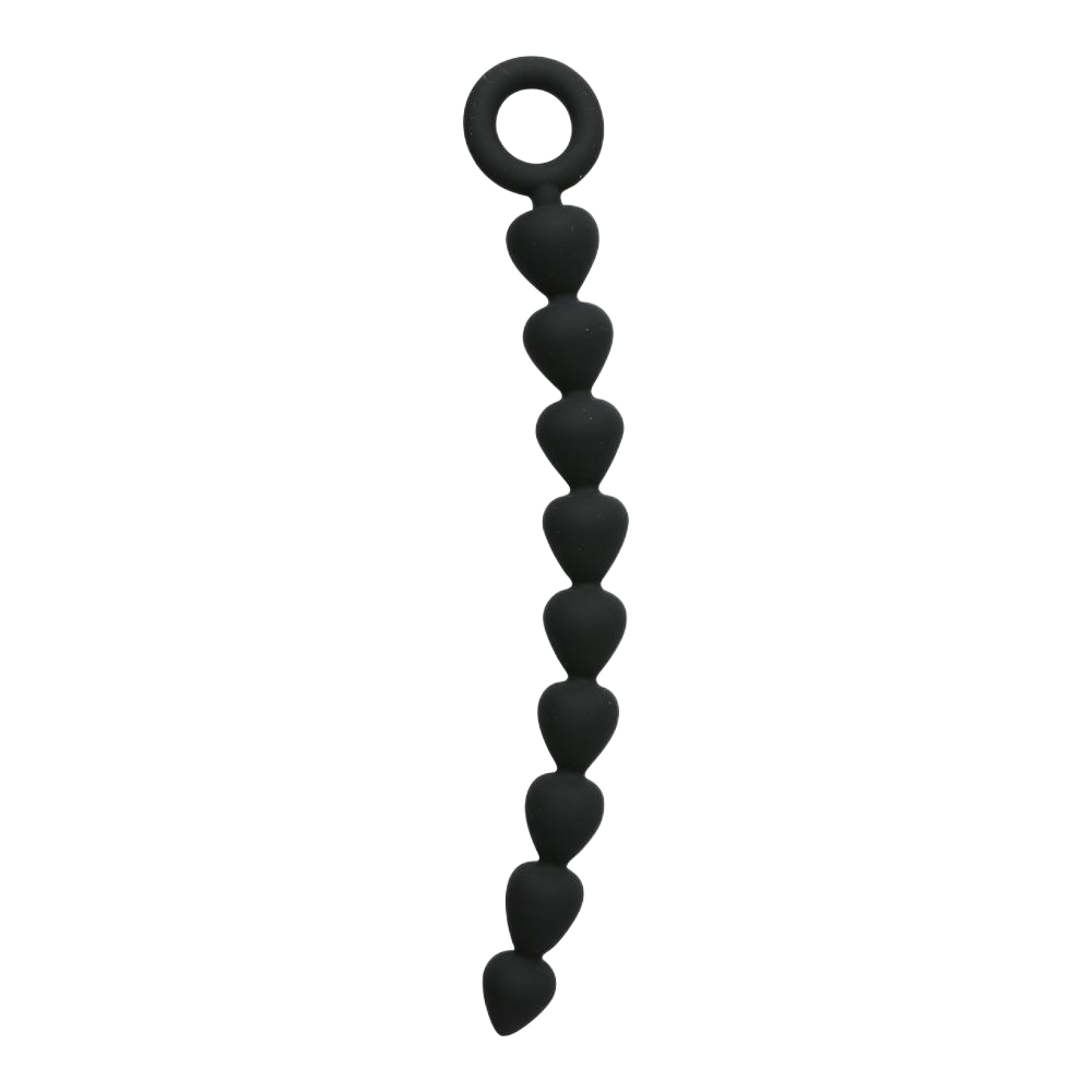 Sportsheets Anal Beads 9 Bi Đen Silicone Khám Phá Hậu Môn Thú Vị 