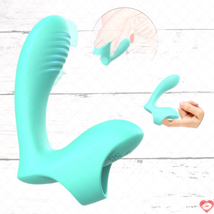 Vibro Ngón Tay SHD 9 Tần Kép Cực Khoái Cặp Đôi 