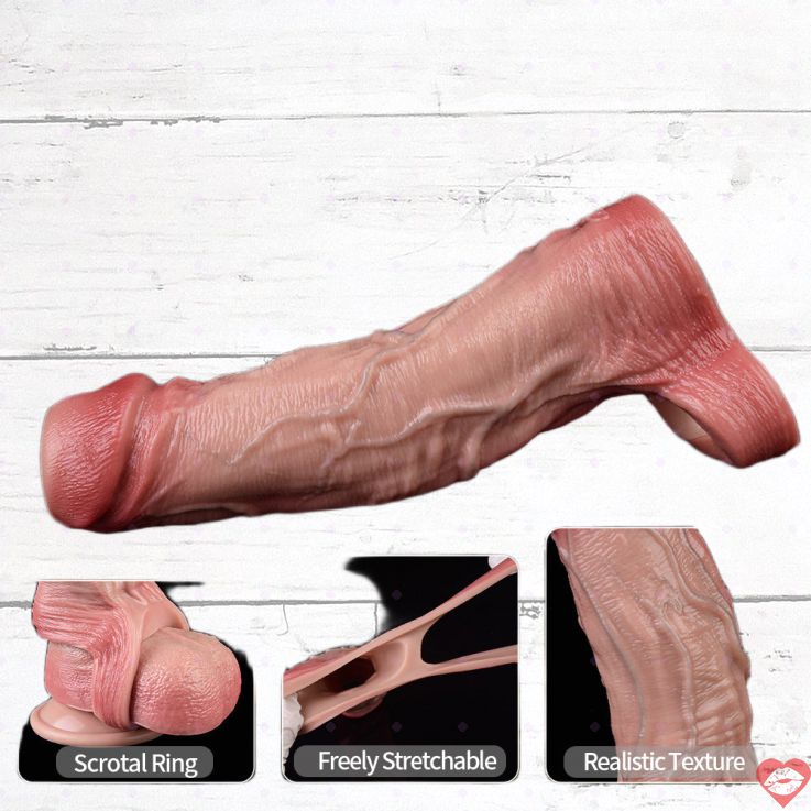 FAAK5036 Cock Sleeve 7Inch Da Kéo Dài Tăng Lớn 