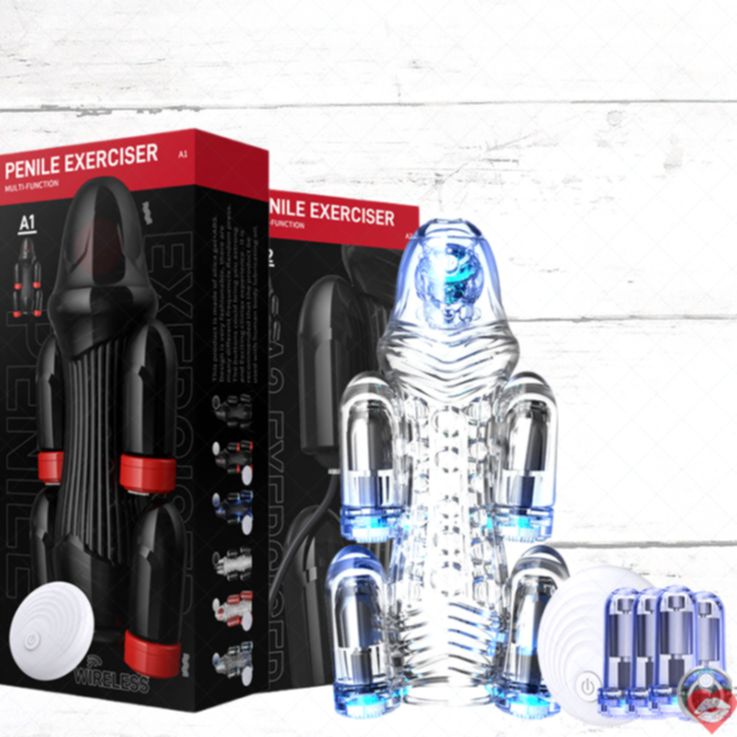 Penis Exerciser Điện 5 Motor Tăng Kích Thước Hiệu Quả 
