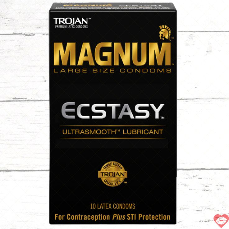 Trojan Magnum Ecstasy Bao Lớn Mỏng Siêu Cảm Giác Tự Nhiên 