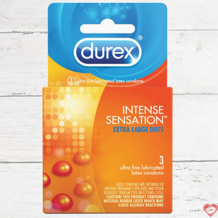 Durex Intense Bao Cao Su Gân Cộm Siêu Kích Thích Mãnh Liệt 