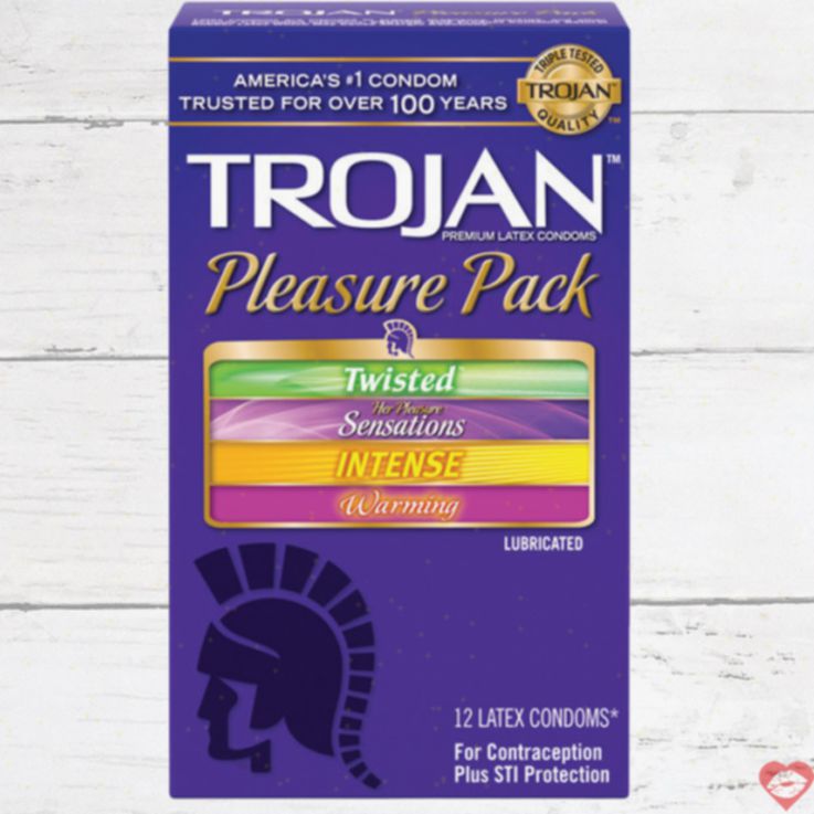 Trojan Pleasure Pack Bao Cao Su Đa Dạng Kích Thích 
