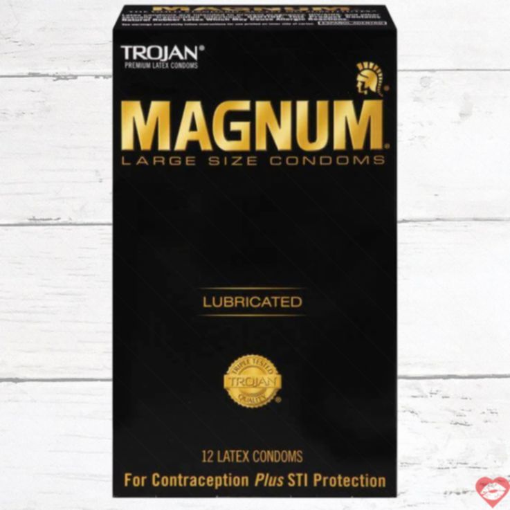 Bao Cao Su Lớn Trojan Magnum 12 Miếng Thoải Mái Tột Độ 