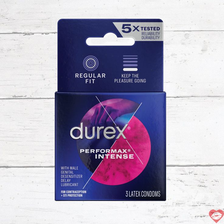 Durex Intense ribs dots trì hoãn xuất tinh kéo dài 