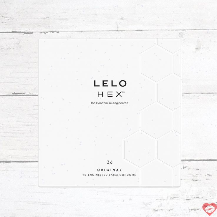 LELO HEX Bao Cao Su Mỏng Hexagon Mạnh Tự Nhiên 