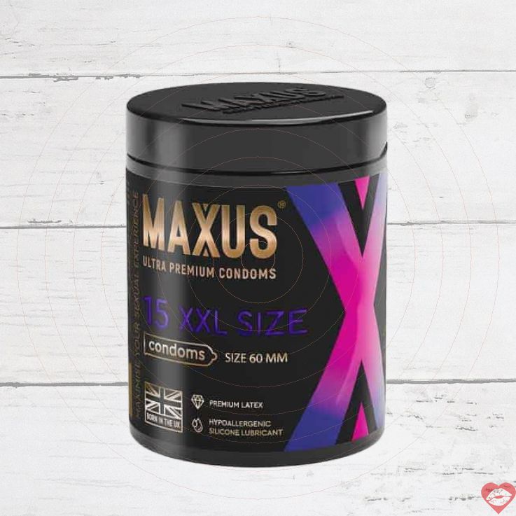 Maxus XXL Bao Cao Su 20cm Khổng Lồ Bền Tăng Kích Thích 