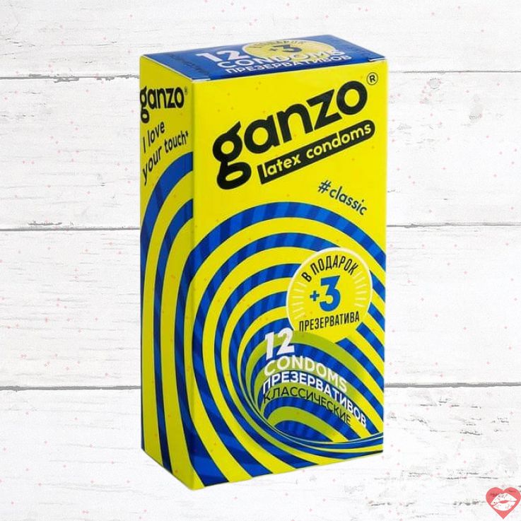 Ganzo Classic Bao Cao Su Dày 15 Viên Bền An Toàn Cao Cấp 