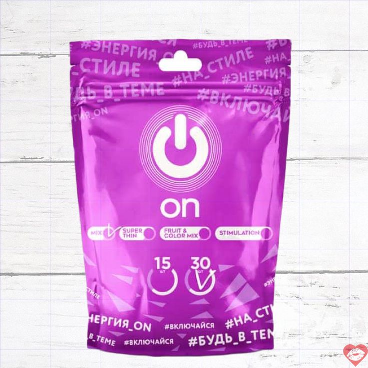 ON Mix Pack 30 Cao Su Assorti Mỏng Sướng An Toàn 