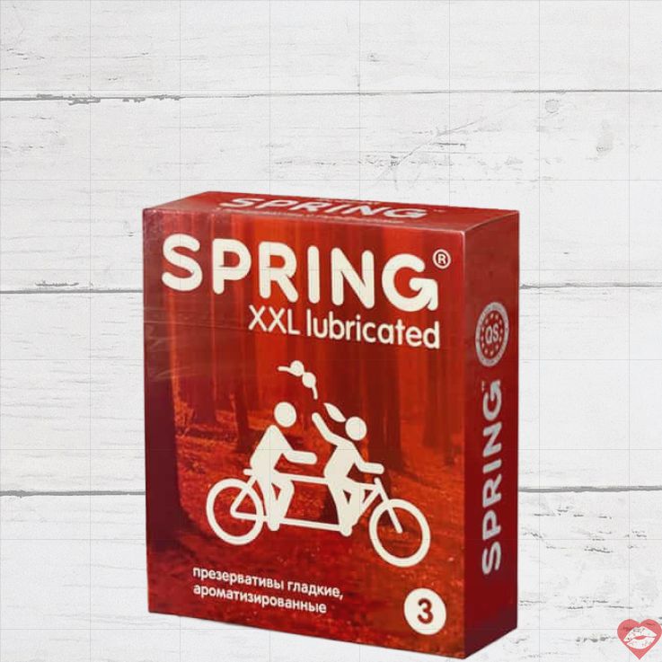 Spring XXL Condom 5.4cm 3pcs Lớn Mỏng Dày An Toàn Cao 
