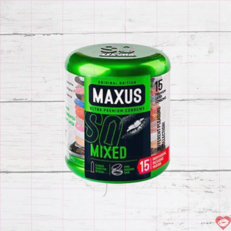 Maxus Mixed Set 15c Ai Cập Trơn Mỏng An Toàn 