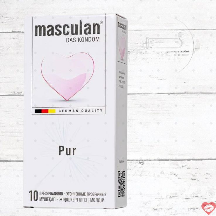 Masculan Pur Condom Siêu Mỏng 10pc An Toàn Tự Nhiên 