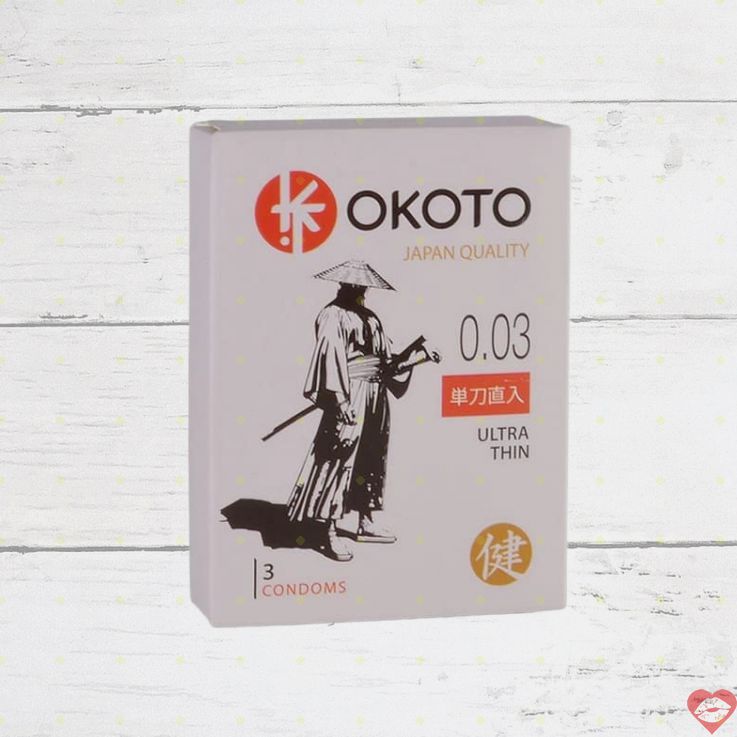 Bao Cao Su Okoto Siêu Mỏng Mịn 3 Viên - Cực Đỉnh Thăng Hoa 