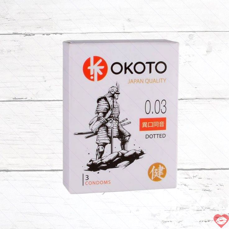 Okoto Dotted Bao Cao 3cái 18cm Gai Kích Thích Vượt Trội 