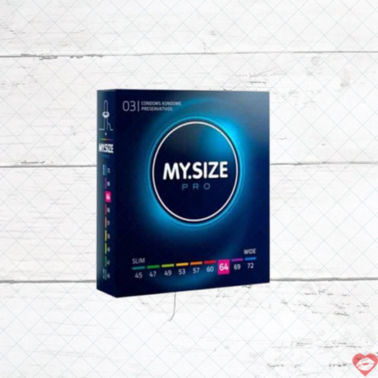 MY.SIZE PRO 64 Cao Su Mỏng Vừa Vặn Siêu Cảm Giác 
