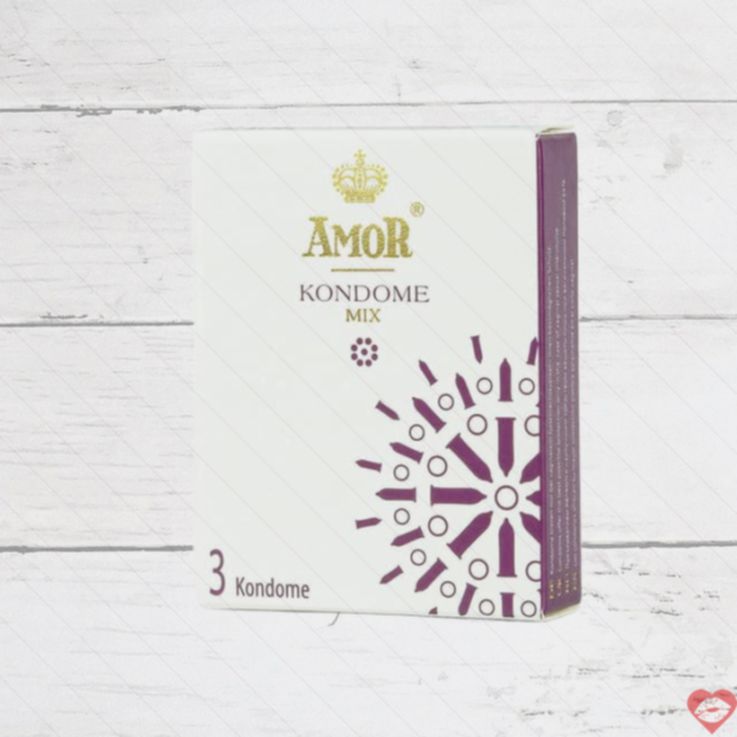 Bao Cao Su Amor Mix 3 Miếng Mỏng Kích Thích Hương 