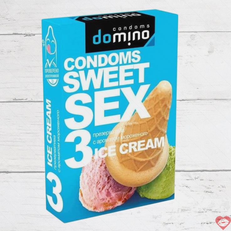 Domino Sweet Sex Bao Kem Hương 3Cái Ngọt Ngào 